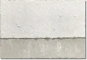 NANKAI Large Abstract Painting Hand Painted Grey White Minimalist Painting on Canvas Modern Abstr... | Amazon (US)