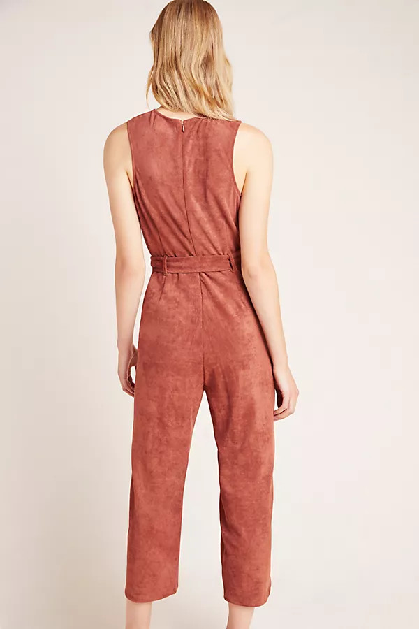Suede Jumpsuit | Anthropologie (US)