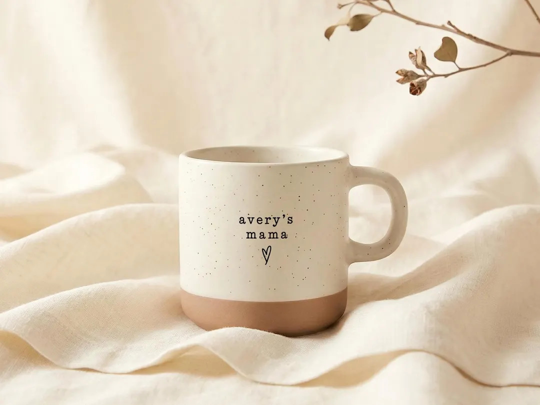 Custom Name Mom Mug, Personalized New Mama Coffee Cup, First Time Mom Baby Shower Gift, Future Mo... | Etsy (US)