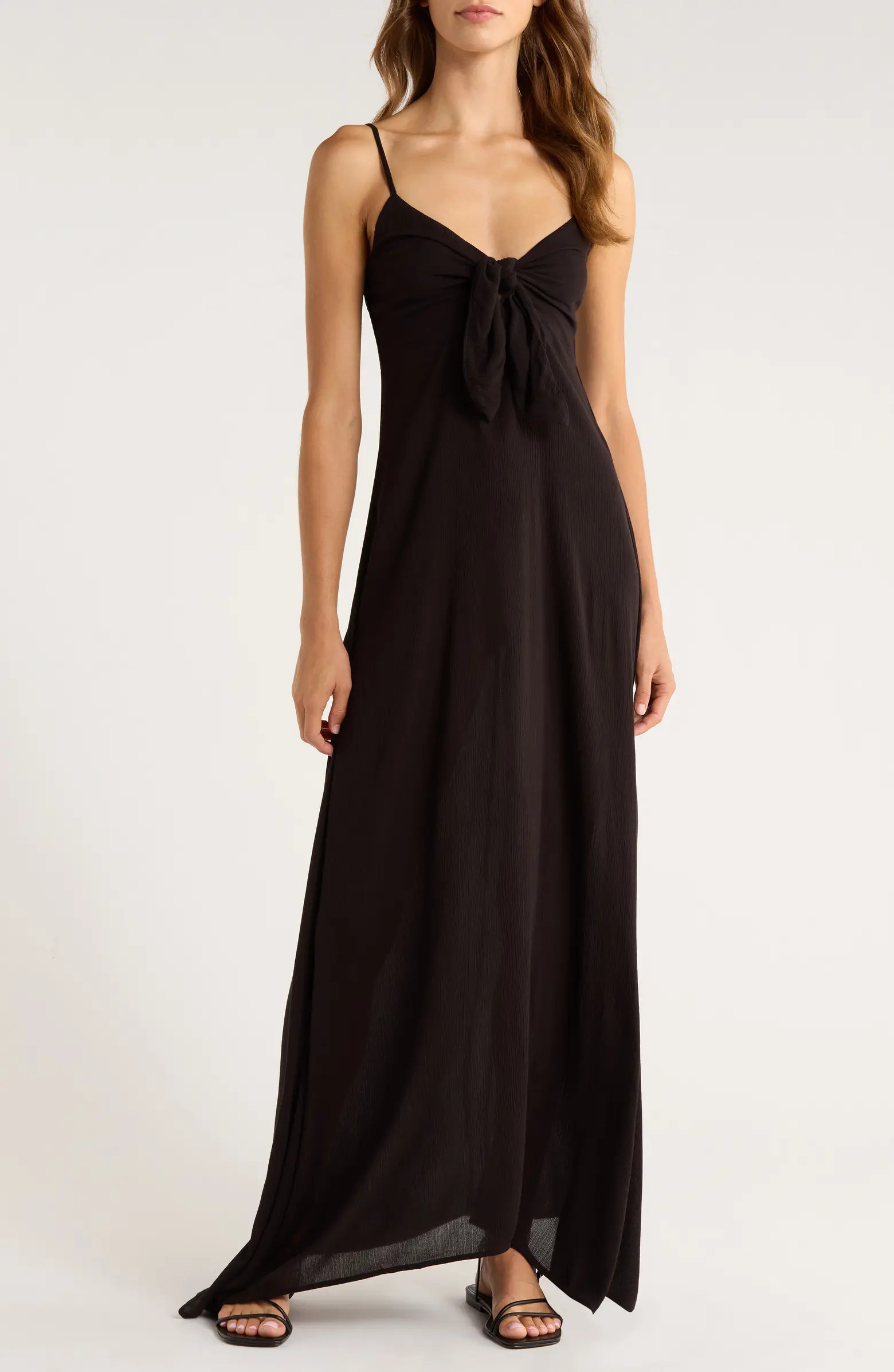 Tie Front Cover-Up Maxi Dress | Nordstrom