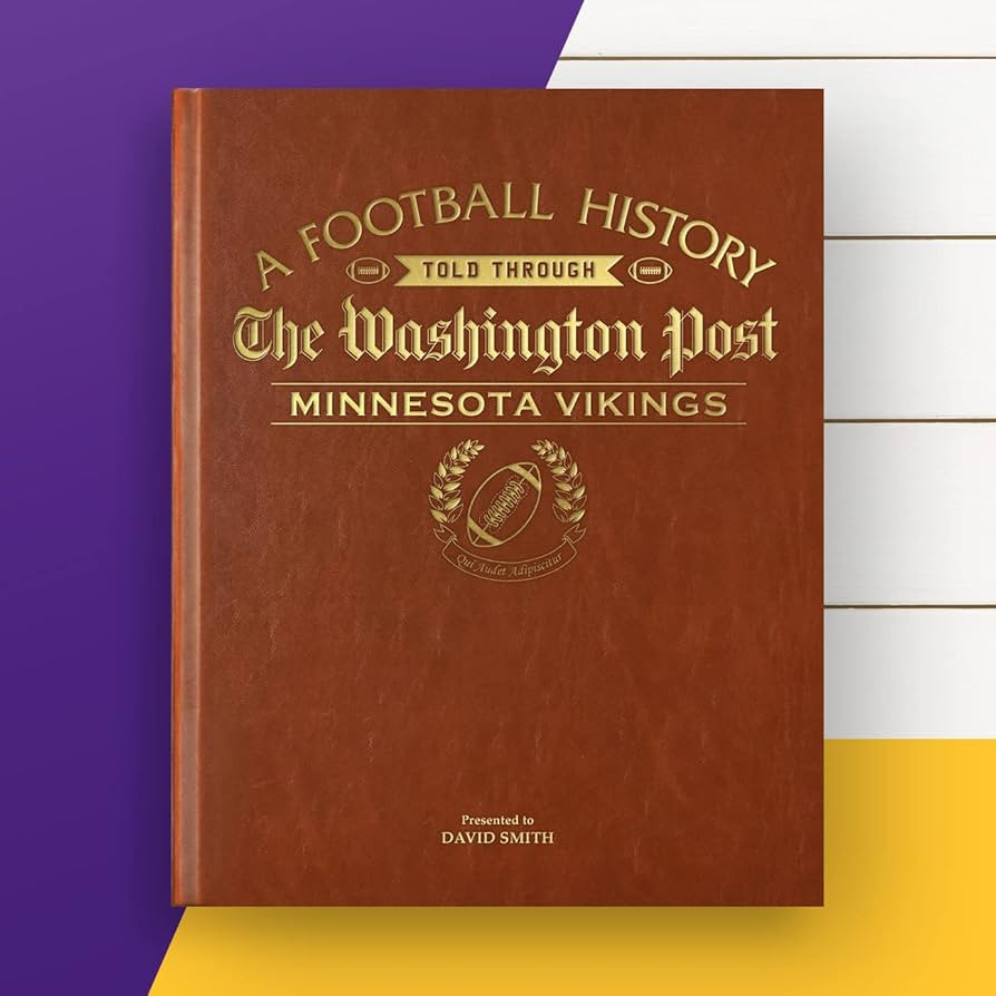 Signature gifts Personalized Football History Book - Sports Fan Gift - A Pro Football History Tol... | Amazon (US)