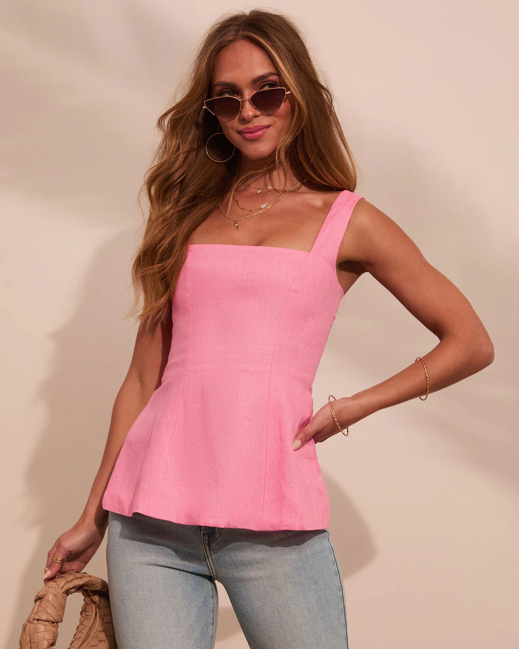 Serene Escape Sleeveless Linen Top | VICI