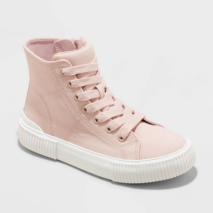 Girls' Cora Zipper Lace-Up Sneakers - Cat & Jack™ | Target