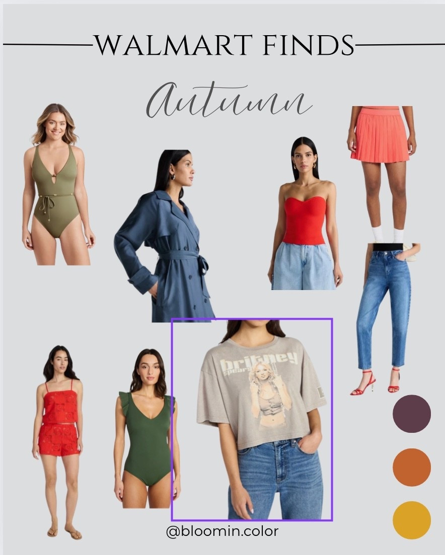 Autumn finds. Warm autumn. Soft autumn. Dark autumn. Walmart fresh nds. Color analysis made easy.

#LTKdayinmylife #LTKSwim #LTKOver40