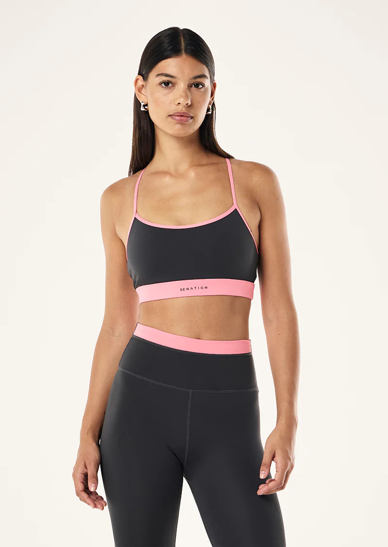 ASCEND SPORTS BRA IN ASPHALT | P.E Nation AU