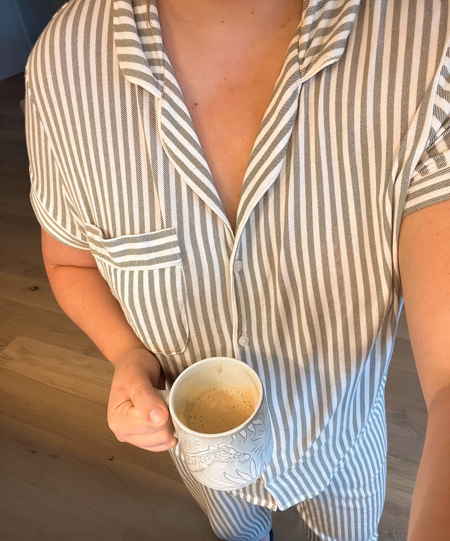 This olive striped pajama set is so soft and cozy! From Target

#LTKmorningroutine #LTKdayinmylife #LTKgrwm