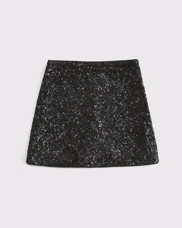 Women's Sequin Mini Skort | Women's Bottoms | Abercrombie.com | Abercrombie & Fitch (US)