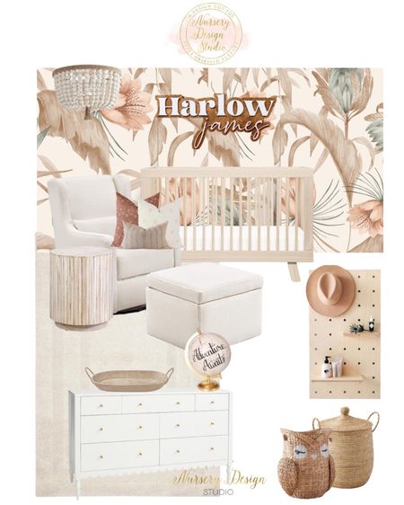 Girl’s room inspiration 

Baby crib, wall decor, nursery storage 

#LTKBump #LTKHome #LTKStyleTip