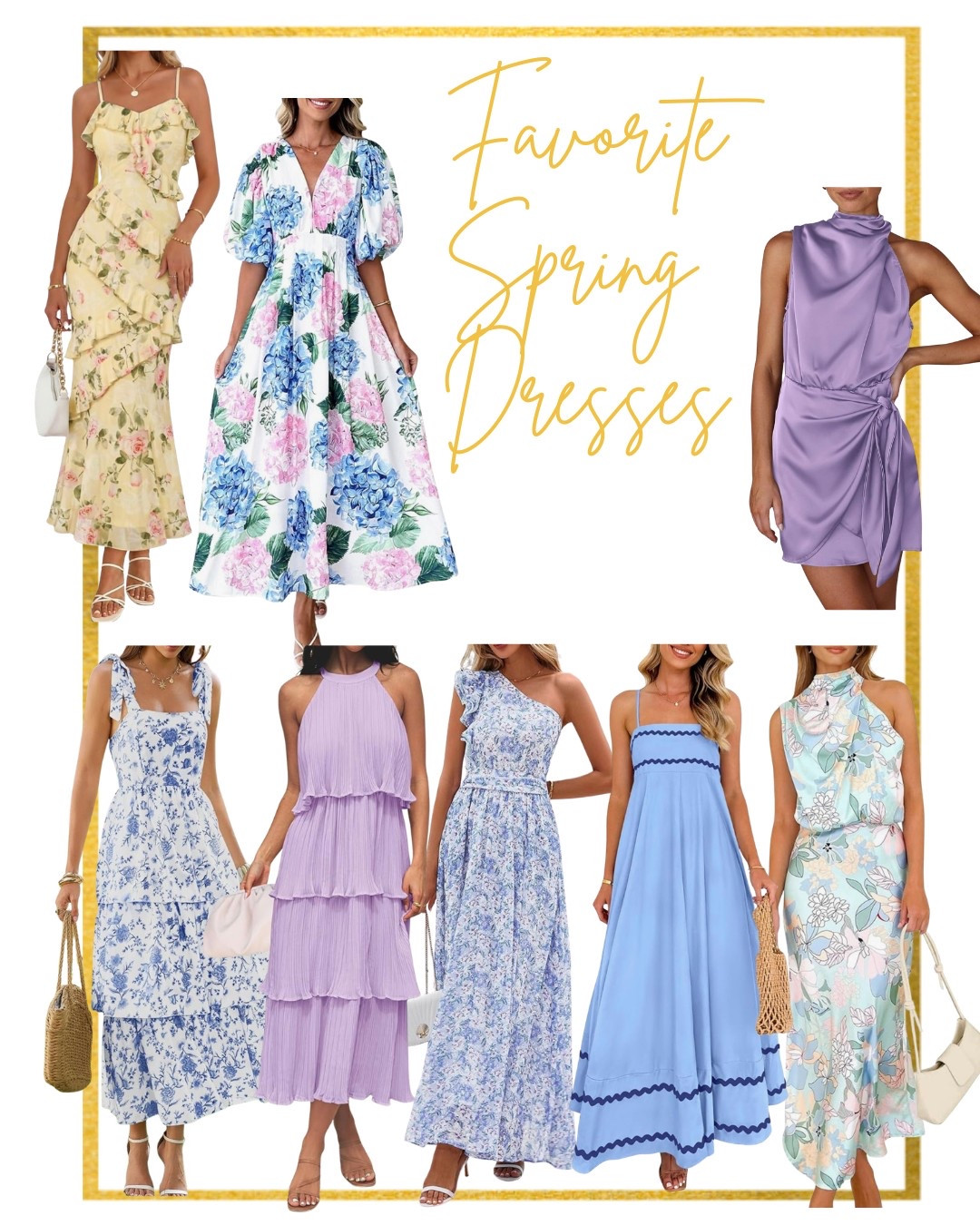 Favorite Spring Dresses 🌸
Amazon Favorites 

#amazonspringdresses #springdresses #easterdresses