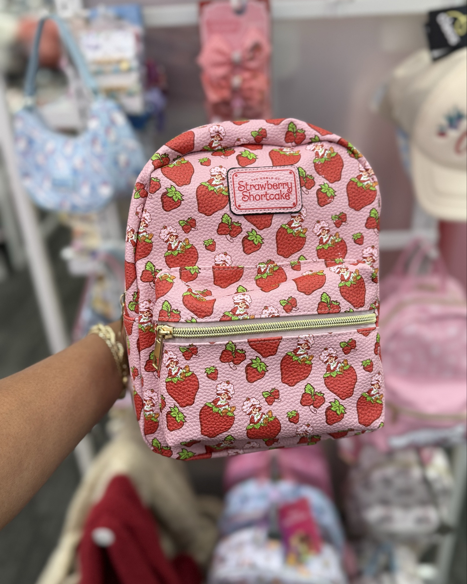 The girls’ backpack section at Target right now is SO cute. 😭💗  
Princess Peach, Minnie, Hello Kitty, Stitch, Strawberry Shortcake…  
Which one would your little girl pick?

#LTKKids