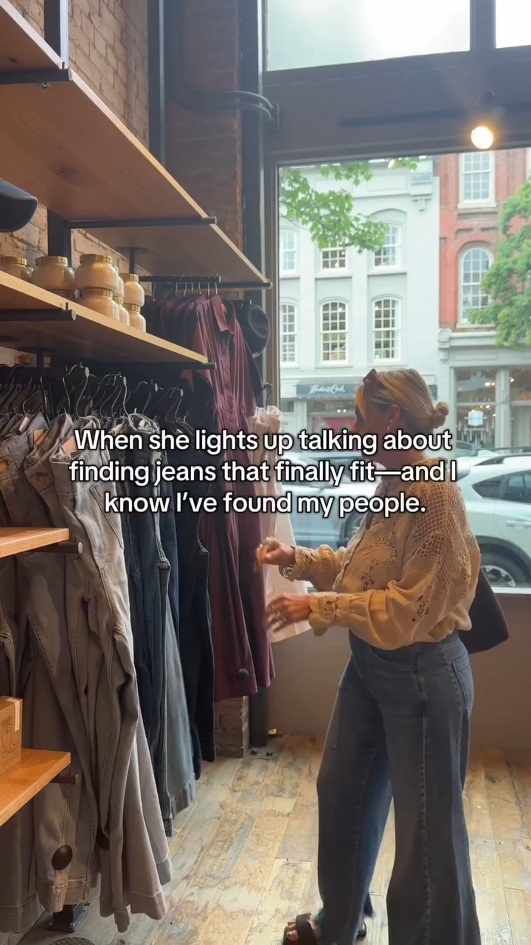 There’s something about that moment—when she says, “I didn’t think jeans could actually fit me like this.” 

When the mirror reflects back confidence, not compromise. 

This is why we care so deeply about fit, fabric, and finding the right pair for your shape and life—not what the trends say you should wear. 

If you’ve ever felt like denim just wasn’t made for your body… 

We’re here to prove otherwise. 

Let us help you find jeans that make you feel like you. 

💬 DM us or click the link in our bio to work with one of our stylists. 

#personalstyling #effortlessstyle #styleover40 #nashvillestylist #personalstylist #styletipsforwomen #fashionover40 #fashionover50