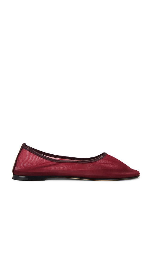 Dear Frances Balla Mesh Flat in Burgundy. Size 40. Also in 36, 37, 39. | Revolve Clothing (Global)