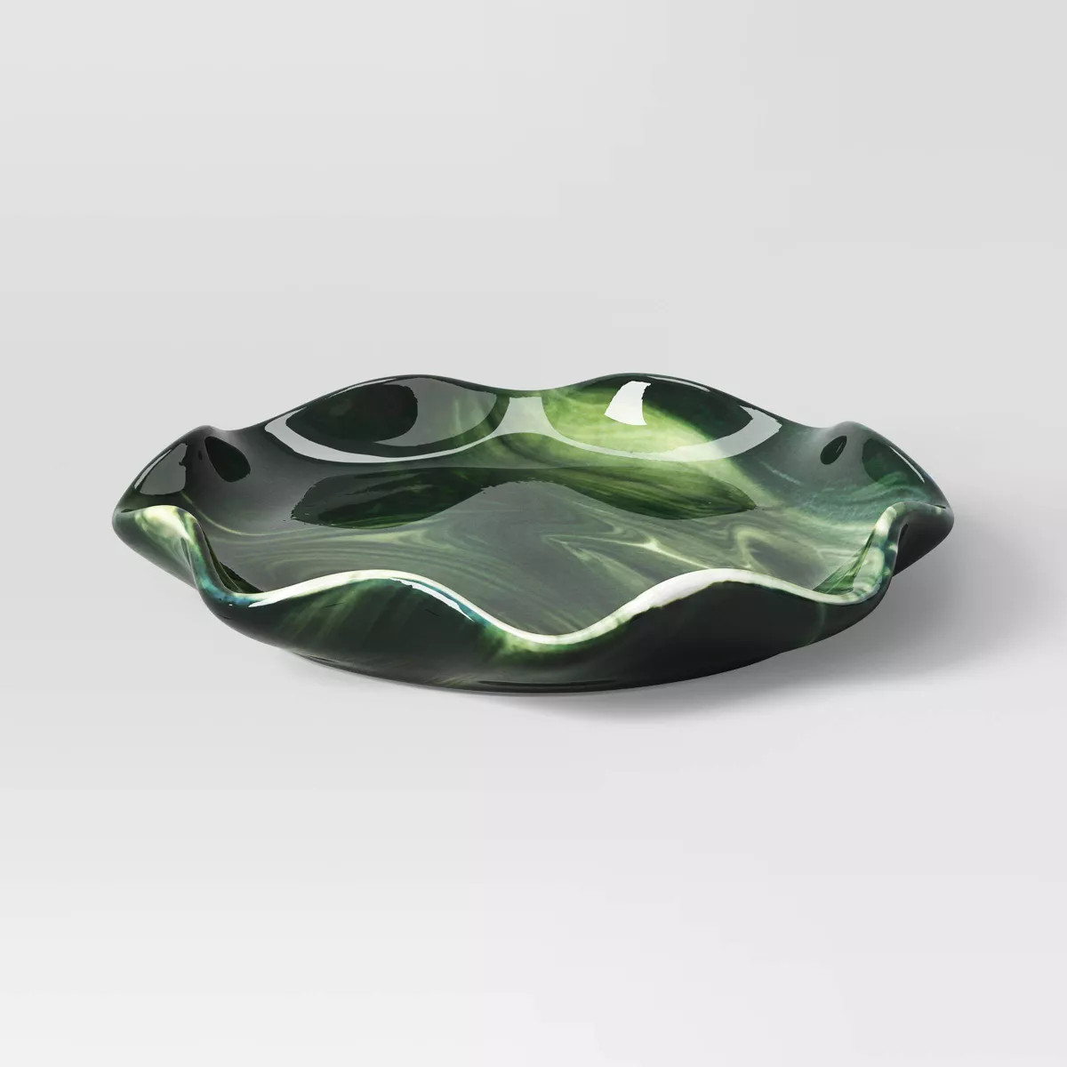Marbled Ceramic Catchall Tray Green - Threshold™ | Target
