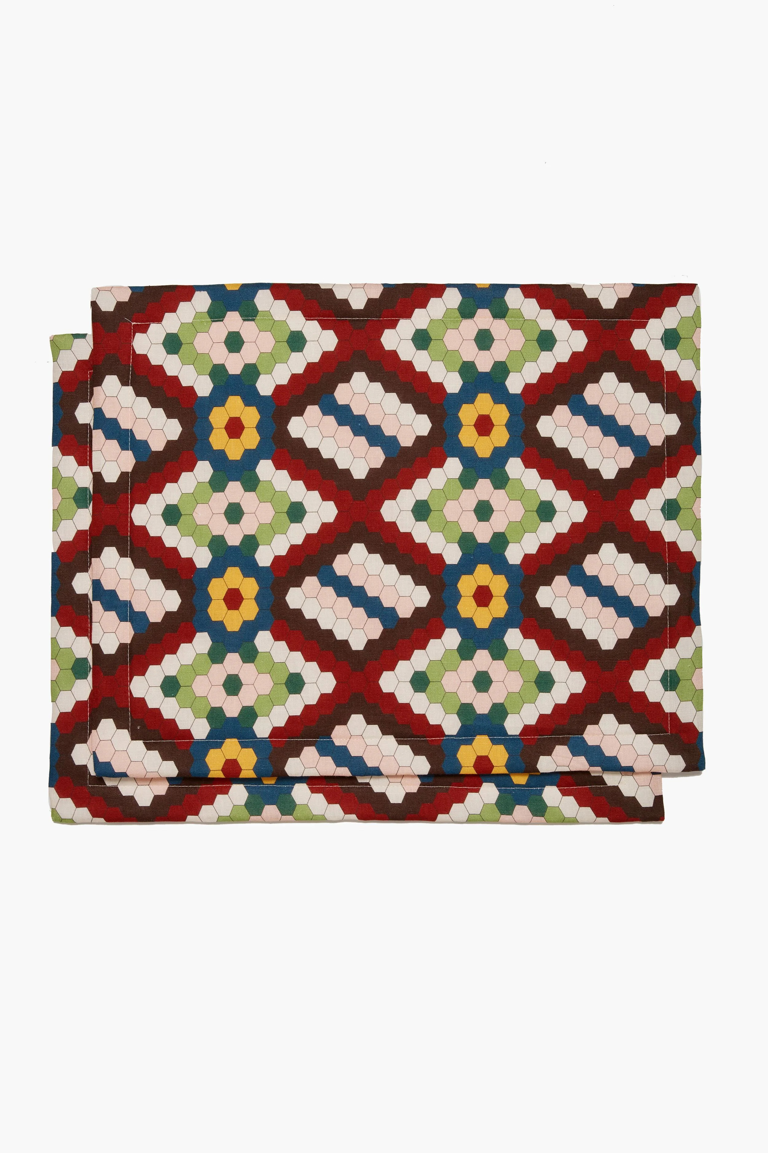 Honeycomb Tiles Tablemat Set of 2 | Tuckernuck (US)
