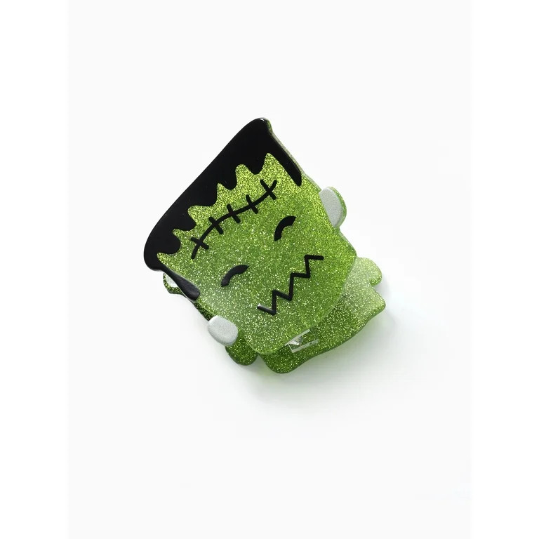 Way to Celebrate Halloween Frankenstein's Monster Claw Clip for Women, Multicolor, 1 Piece | Walmart (US)