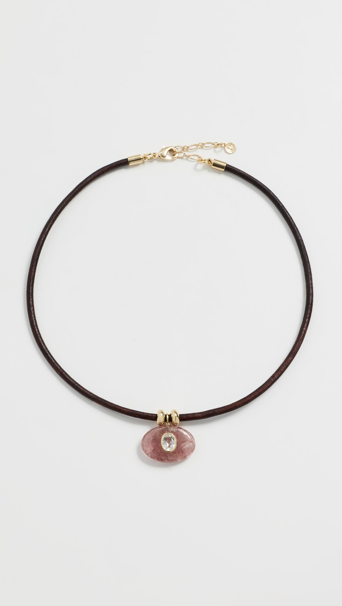 Lacey Ryan Strawberry Moonstone Horizon Necklace Red One Size | Shopbop