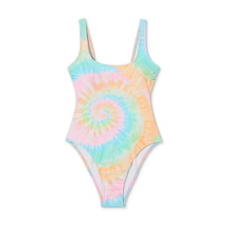 Women's Tie-Dye One Piece Swimsuit - Stoney Clover Lane x Target Rainbow | Target