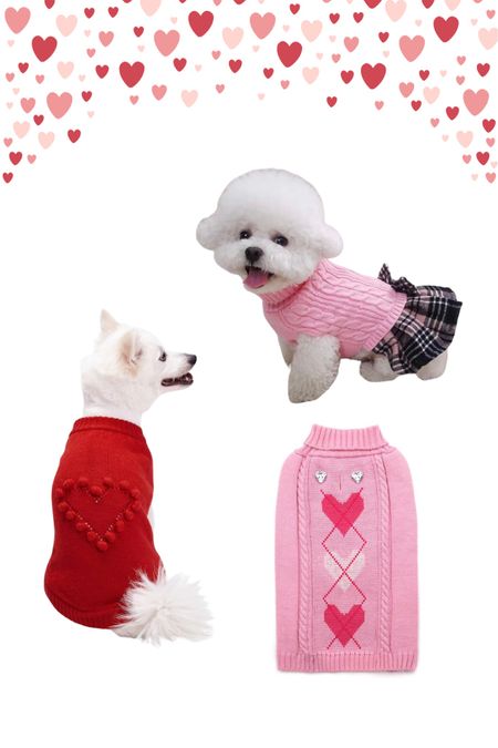 Valentine’s Day sweaters and fashion for the dogs, cats and pets who own your heart.



#LTKGiftGuide #LTKfindsunder50 #LTKfamily