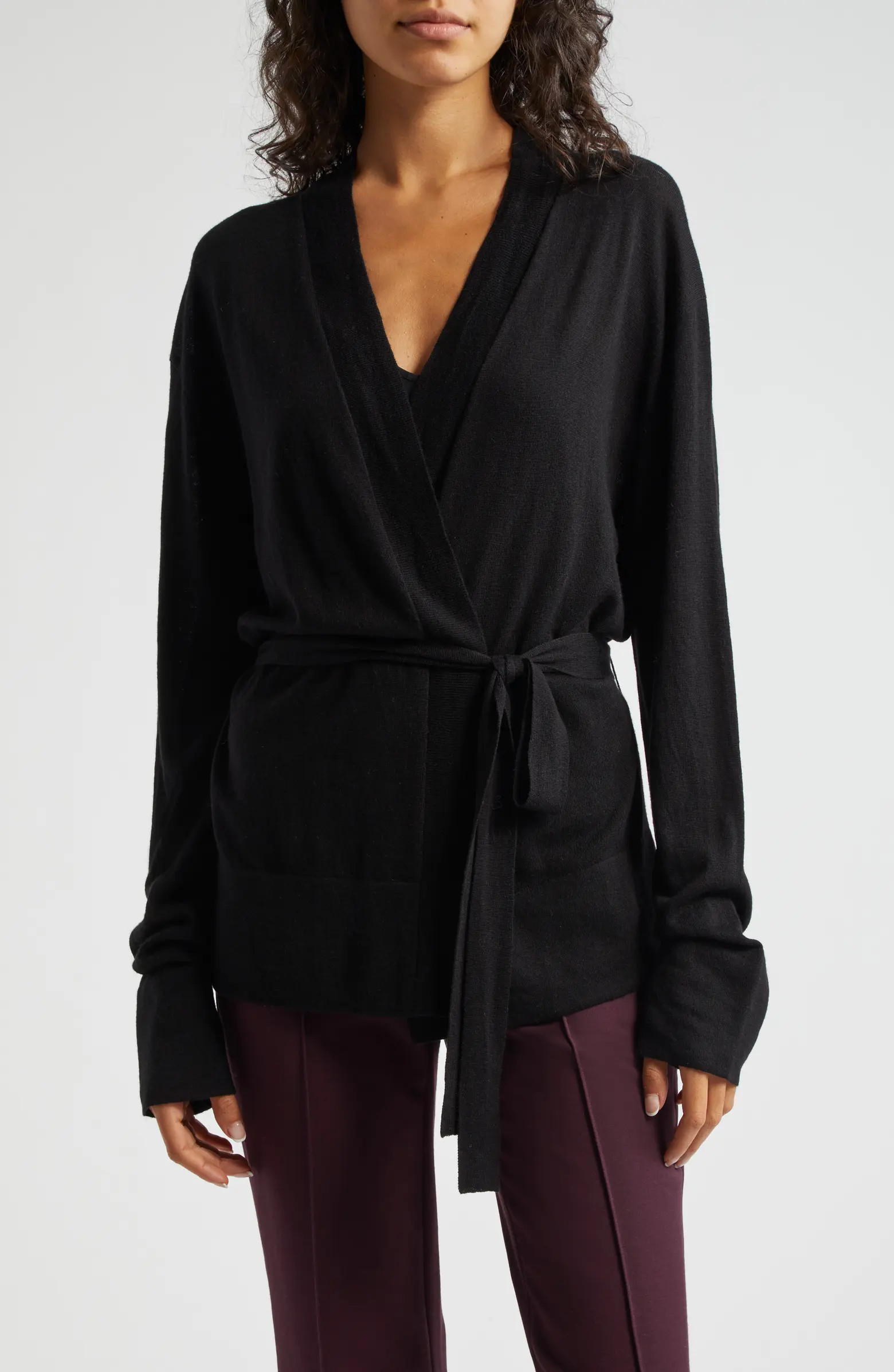 Long Wool Blend Cardigan | Nordstrom