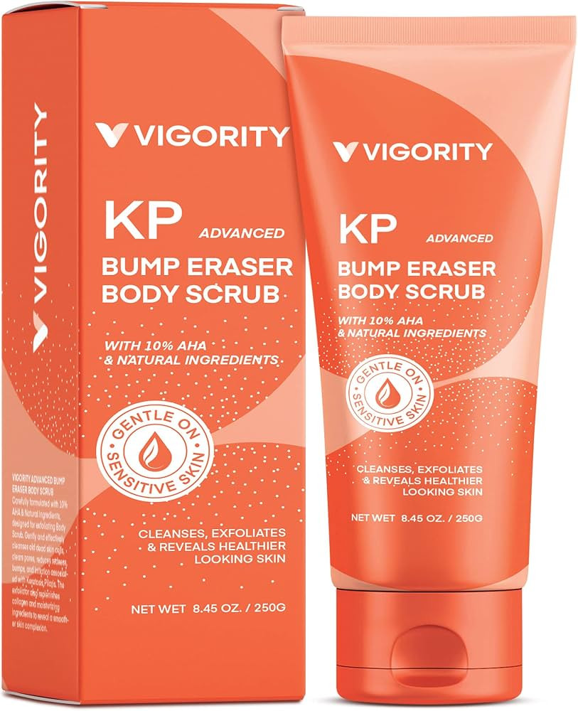 KP Bump Eraser Body Scrub, Bump Eraser Body Scrub, Keratosis Pilaris Treatment, Strawberry Legs T... | Amazon (US)
