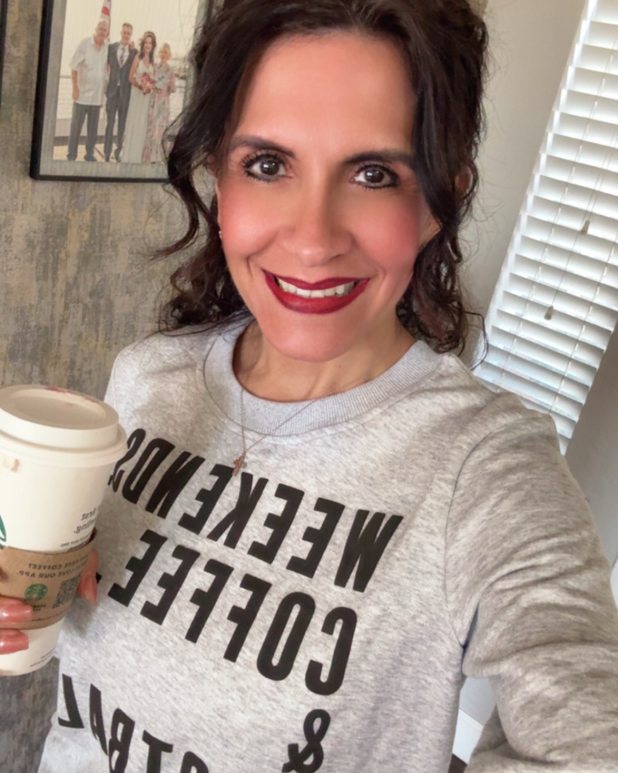 Slow weekends, hot coffee, and ready for the big football game tomorrow ☕🏈
No rush, no agenda—just comfy clothes, warm sips, and I will be cheering from the couch.
Weekends don’t have to be loud to be perfect.

#footballwear #weekendwear


#LTKootd #LTKOver40 #LTKActive
