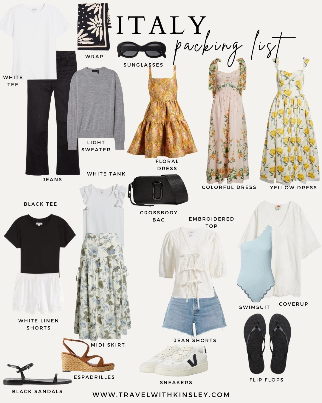 Cute Outfits for Your Italy Packing List	Dress stylishly for your Italy trip with these outfit ideas perfect for sightseeing, dining, and exploring.

#LTKTravel