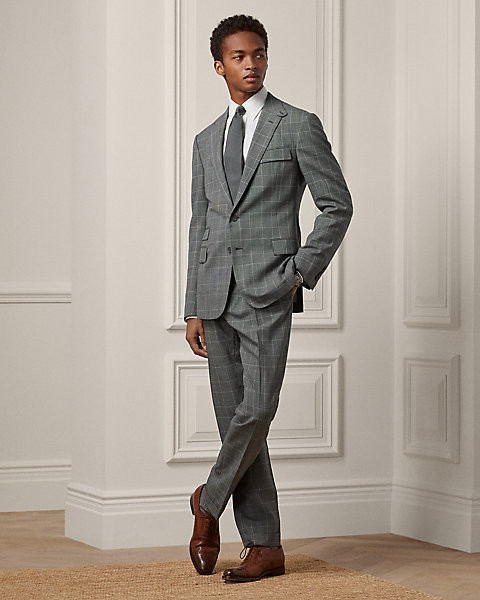 Kent Handmade Plaid Wool Suit | Ralph Lauren (UK)