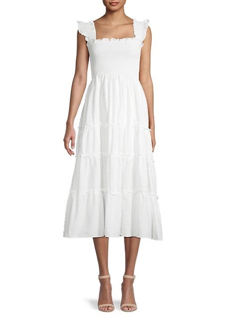 Calyso Smocked Tiered Dress | Saks Fifth Avenue OFF 5TH