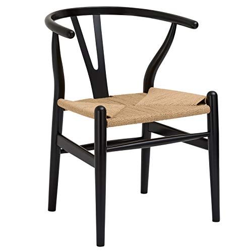 Poly and Bark Weave Chair in Black | Amazon (US)