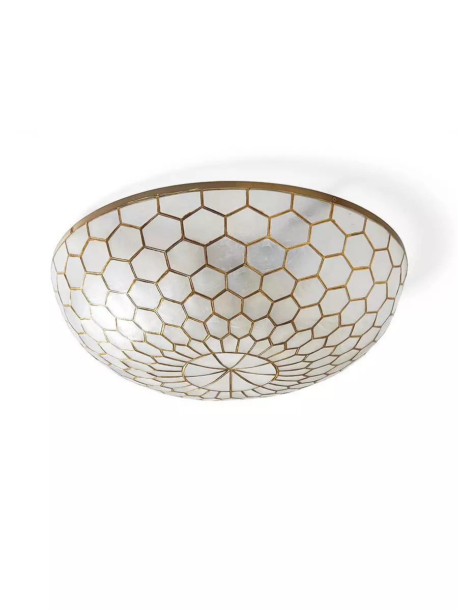 Capiz Flushmount | Serena and Lily
