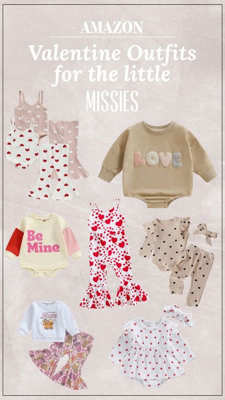 Valentines Day outfits from Amazon for your baby girls! 💖 

#LTKbaby #LTKsalealert #LTKGiftGuide