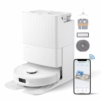 Roborock Qrevo Pro Robot Vacuum and Mop with FlexiArm Edge Mopping, Dynamic Hot Water Re-Wash and... | Target