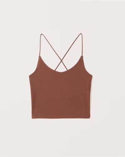 Strappy-Back Cropped Cami | Abercrombie & Fitch (US)