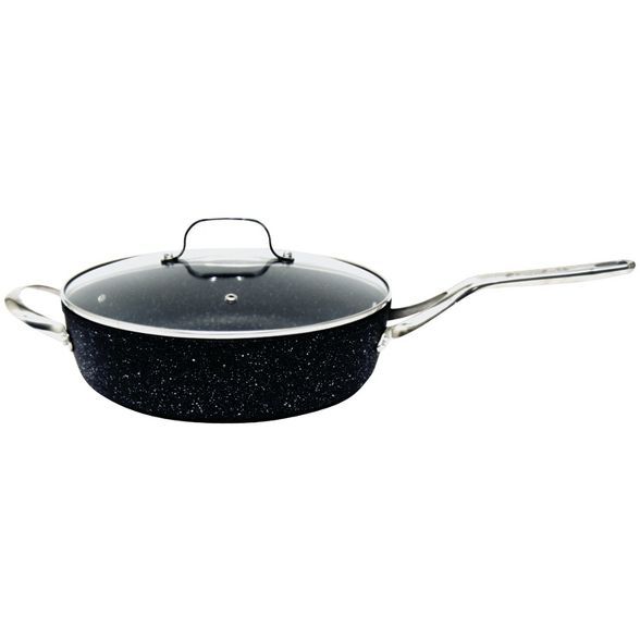 The Rock Deep Fry Pan with Glass Lid - 11" | Target