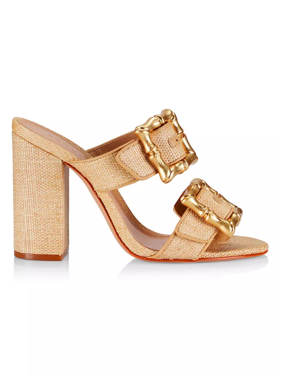 Schutz Enola 115MM Raffia Sandals | Saks Fifth Avenue