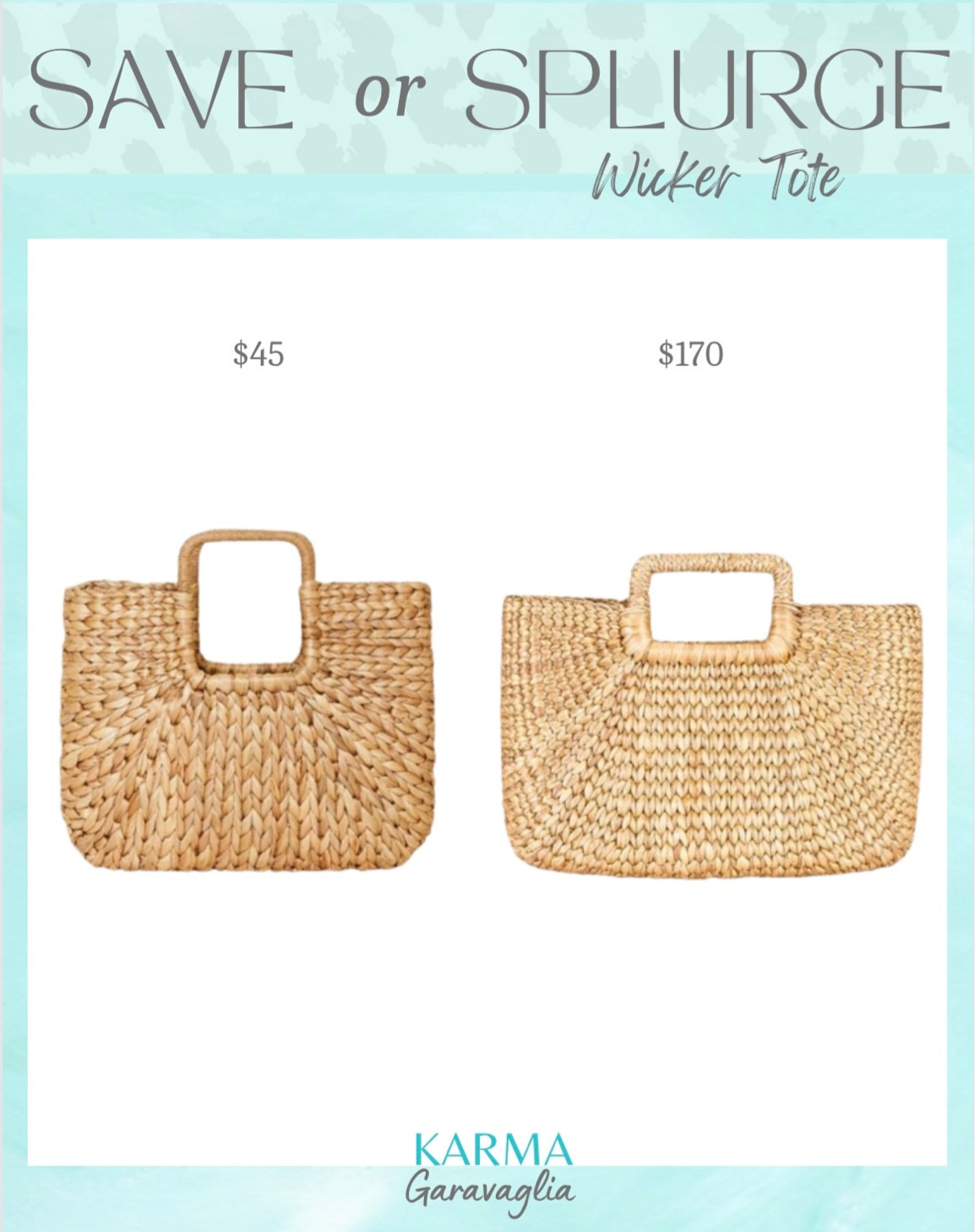 Save or Splurge, Save or Steal, designer dupe, splurgeworthy, designer inspired dupe, budget friendly, Marc Jacobs tote bag, straw tote bag, wicker tote, Target find, Target dupe, Summer accessories, resort wear style, warm vacation 

Follow me for more fashion finds, beauty faves, lifestyle, home decor, sales and more! So glad you’re here!! XO!!

#LTKunder50 #LTKFind #LTKitbag
