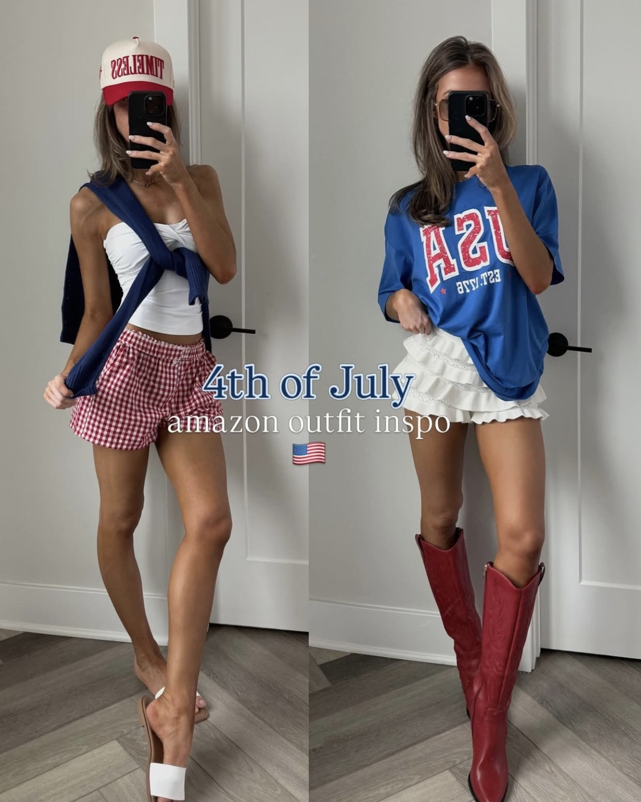 Fourth of July event outfit inspo - all from Amazon🇺🇸

Amazon fashion
Affordable fashion
Women's fashion
July 4th
Fourth of July
USA
Red, white, and blue
Patriotic outfit 
American outfit

#LTKSeasonal #LTKTravel #LTKootd