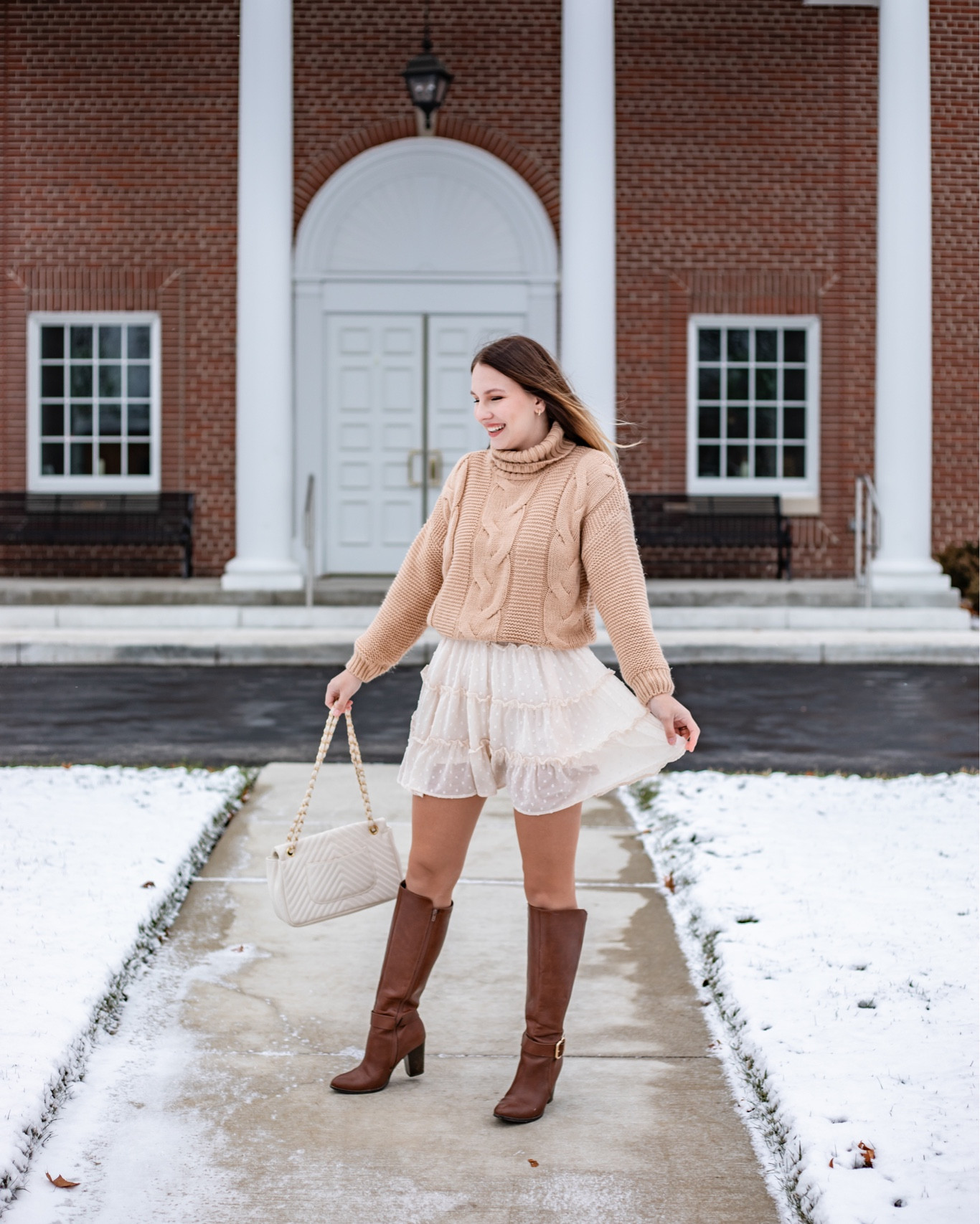 You guys… I’m obsessed with this outfit. It’s so simple, cute and comfortable. I wish I had thought of this outfit earlier this fall because it keeps me warm but not dying of sweat. I also love the mix of textures and neutrals colors that tie all this outfit together.  #fallout #falltowinter #transitionaloutfits #fashionblogger #sheinfashion #reddressboutique 

#LTKfindsunder100 #LTKSeasonal