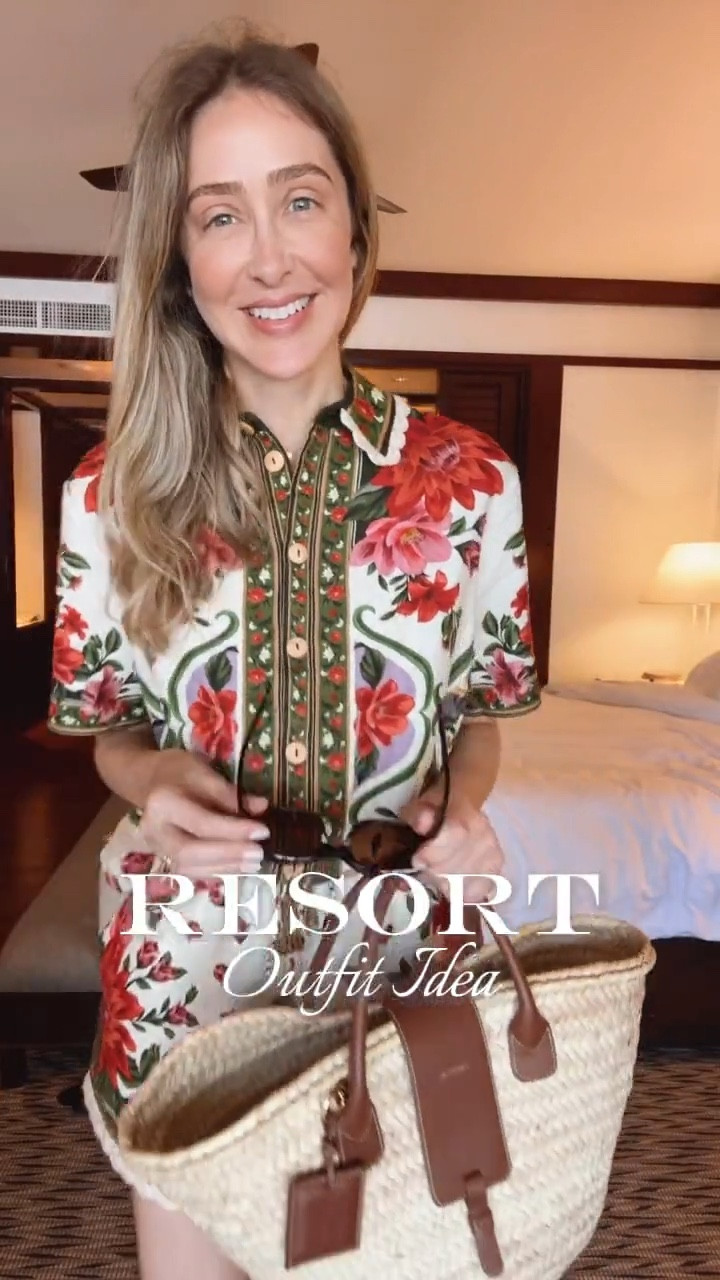 Resort outfit I wore in Costa Rica last weekend! I am loving this set from farm rio, super elegant, comfortable, and flattering. Perfect for vacation, and resort wear. Fits true to size and I’m wearing size small
Vacation outfits beach 
Resort wear 
Vacation outfits 



#LTKootd #LTKgrwm #LTKSeasonal