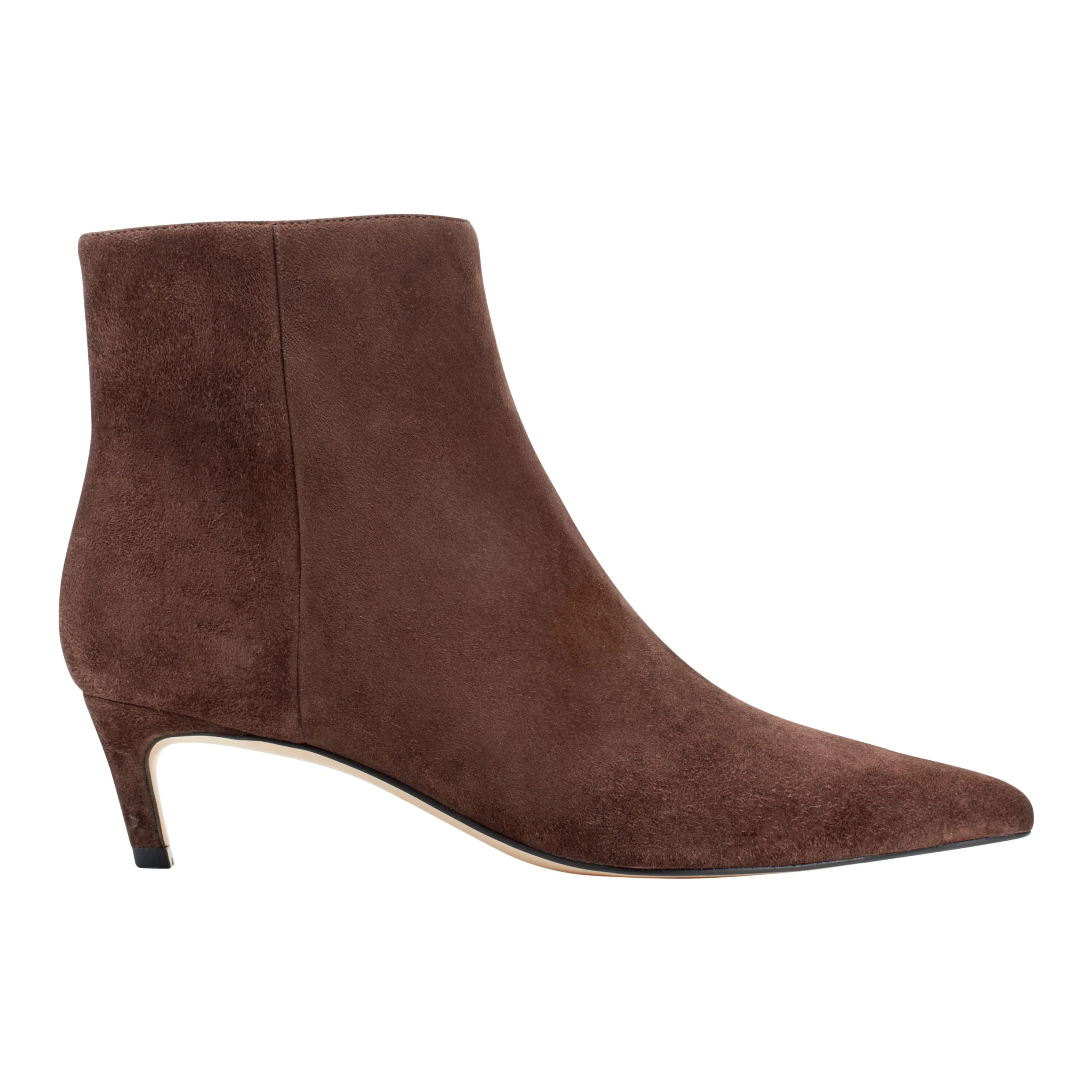 Itzia Ankle Leather Bootie | Marc Fisher