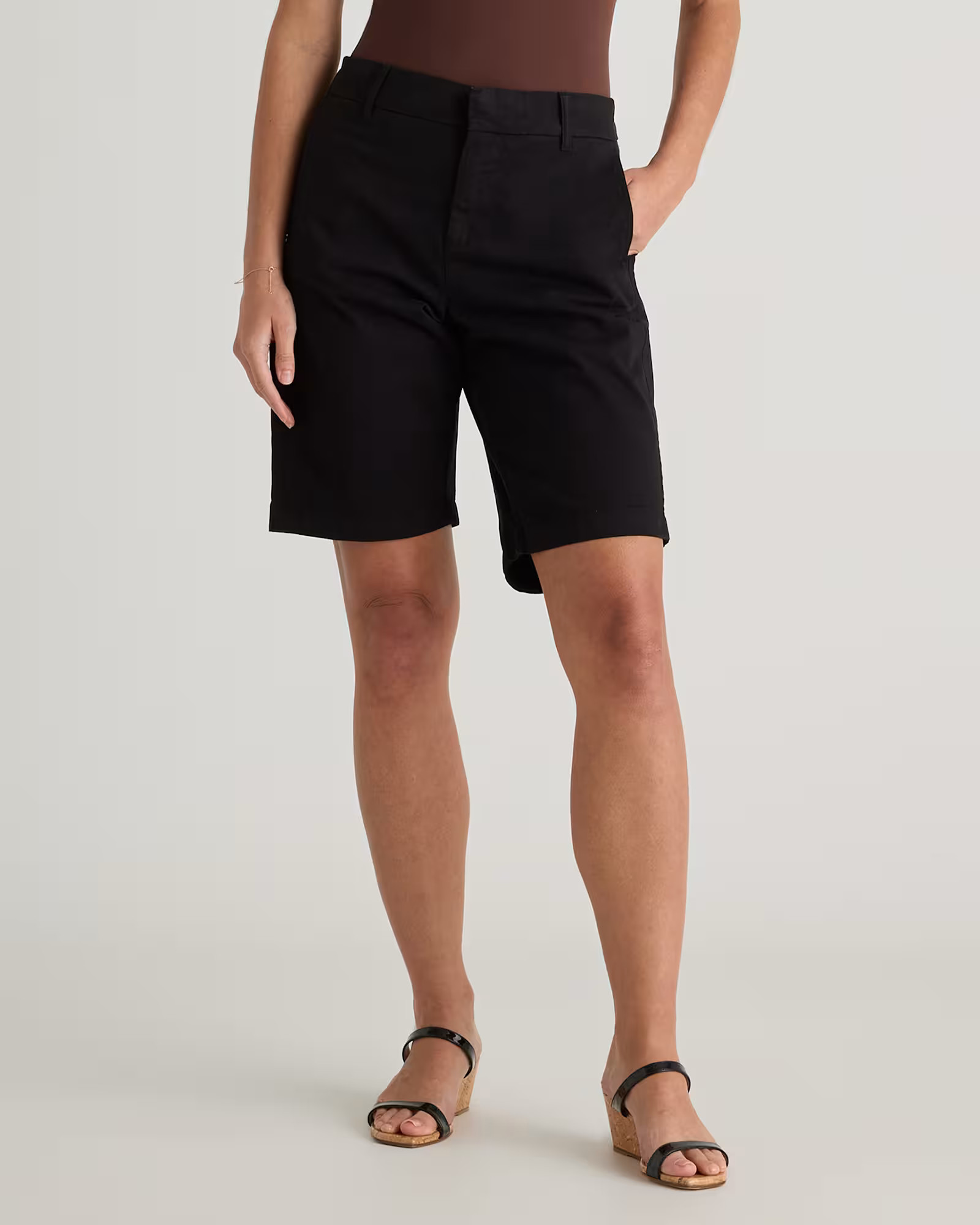 Organic Stretch Cotton Chino Bermuda Shorts | Quince