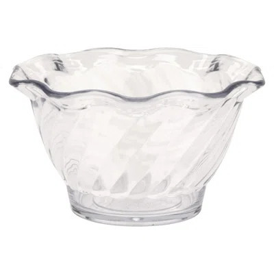 GET DD-50-BK-EC Plastic Tulip Ice Cream / Dessert Dish, 5 Ounce, Black (Set of 4) | Wayfair North America
