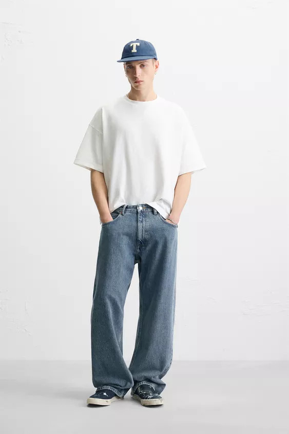 LIGHTWEIGHT WASHED BOXY FIT T-SHIRT | Zara US