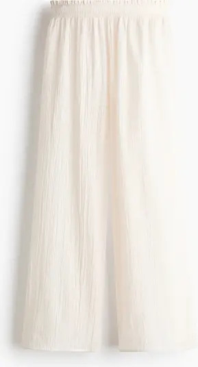 H&M Crinkled Beach Trousers | Nordstrom | Nordstrom