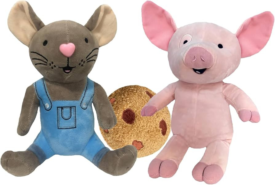 New Cute Mouse and Pig Animal Plush Toys Book Characters Fill Animal Plush Toys, Children's Gifts... | Amazon (US)