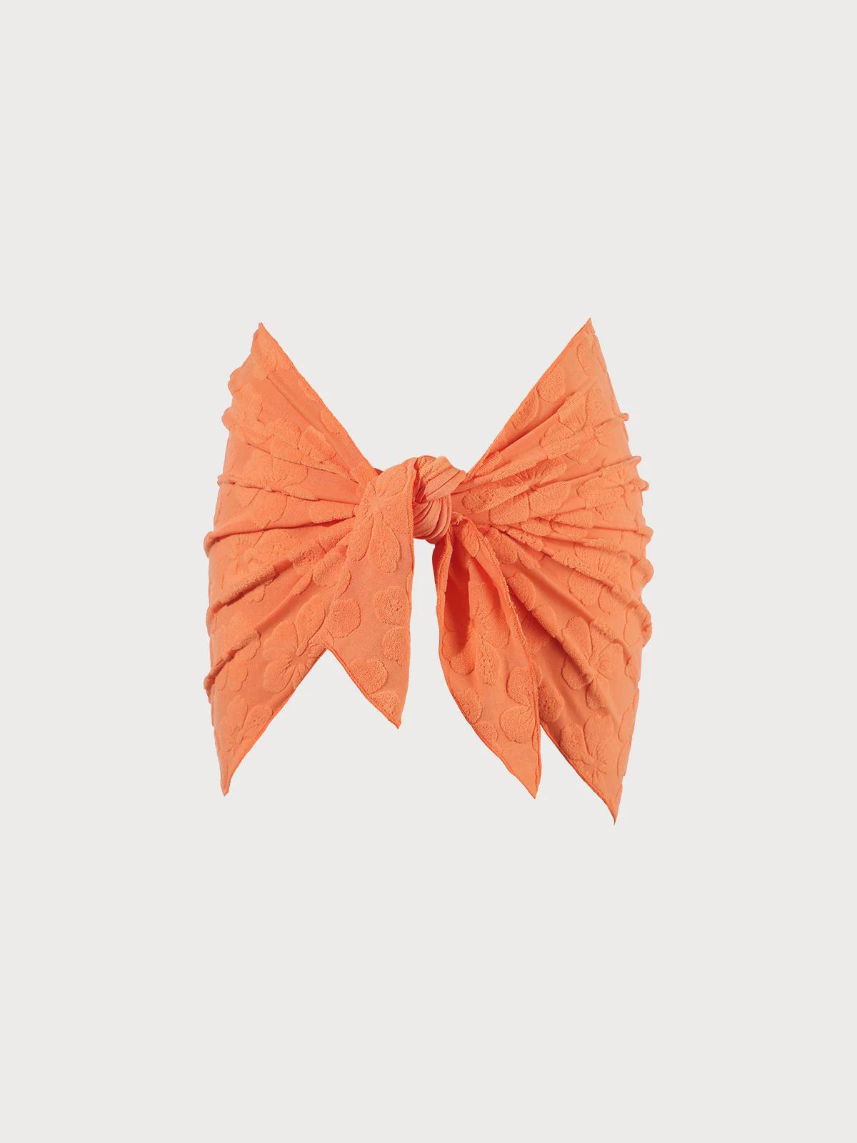 Floral Jacquard Cover-Up Skirt & Reviews - Orange - Sustainable Cover-ups | BERLOOK | BERLOOK