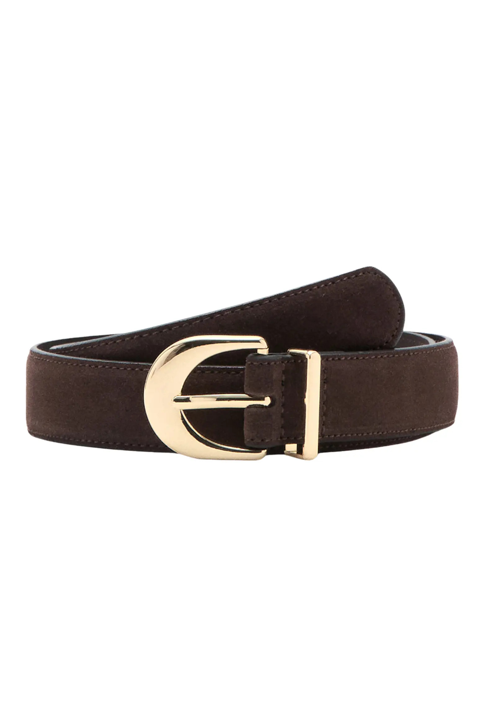 MANGO Oval Buckle Suede Belt (Women) | Nordstrom | Nordstrom