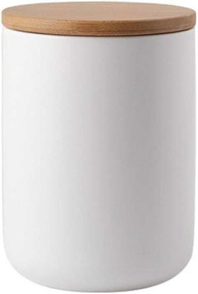 MilkyWay Food Storage Jar Strong Ceramic Storage Canisters with Airtight Seal Bamboo Lid Modern D... | Amazon (US)