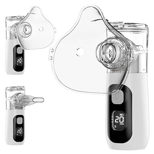 Smart Digital Display Portable Nebulizer for Adults and Kids, Portable Nebulizer Machine for Brea... | Amazon (US)