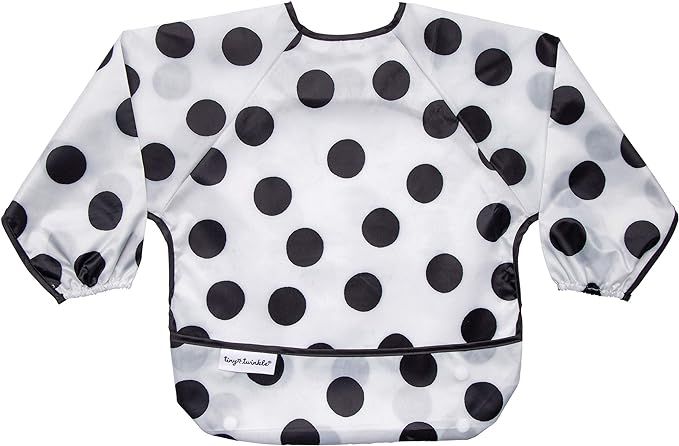 Tiny Twinkle Mess-Proof Full Sleeved Bib - Baby & Toddler Waterproof Smock with Tug-Proof Closure | Amazon (US)